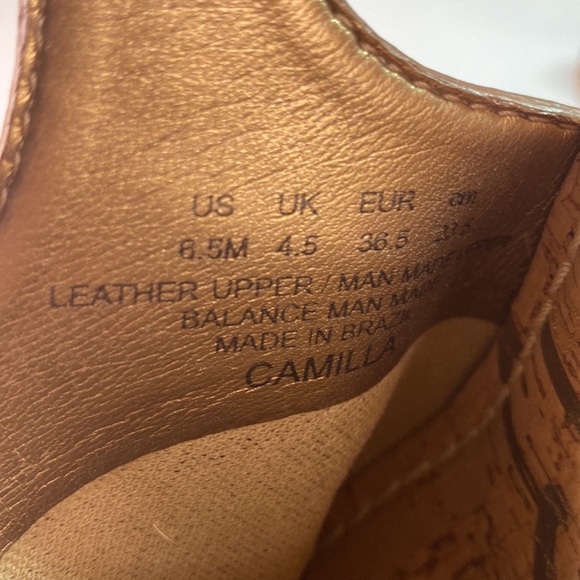 Sam Edelman Camilla Tan Wedge Sandals - Picture 10 of 10